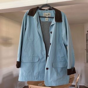 L.L.Bean vintage blue barn coat